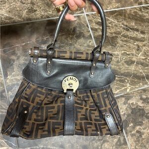 Fendi monogram top handle Bag